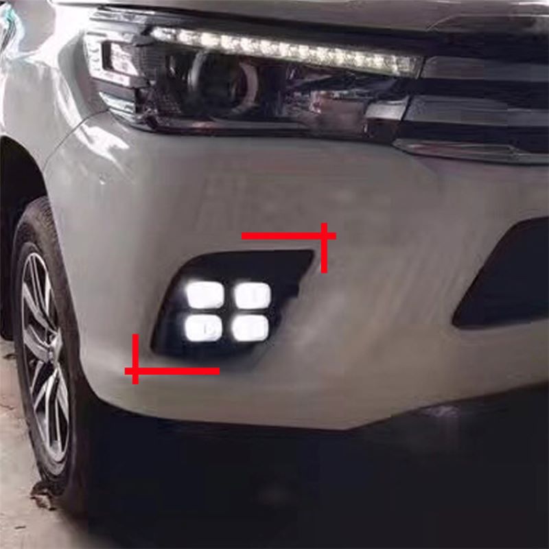 Daytime running light for Toyota Revo/Toyota Hilux 2014~2016,Foglamp for Toyota Revo/Toyota Hilux DRL