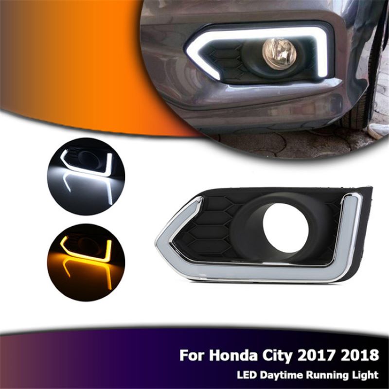 Daytime running light for Honda City 2017~2018,Foglamp for Honda City 2017~2018 DRL